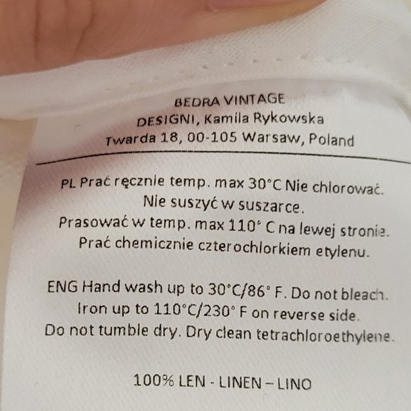 NWT BEDRA Vintage Under the Tuscan Sky Edwardian Midi Dress, XS, Linen, Wedding - Picture 14 of 16